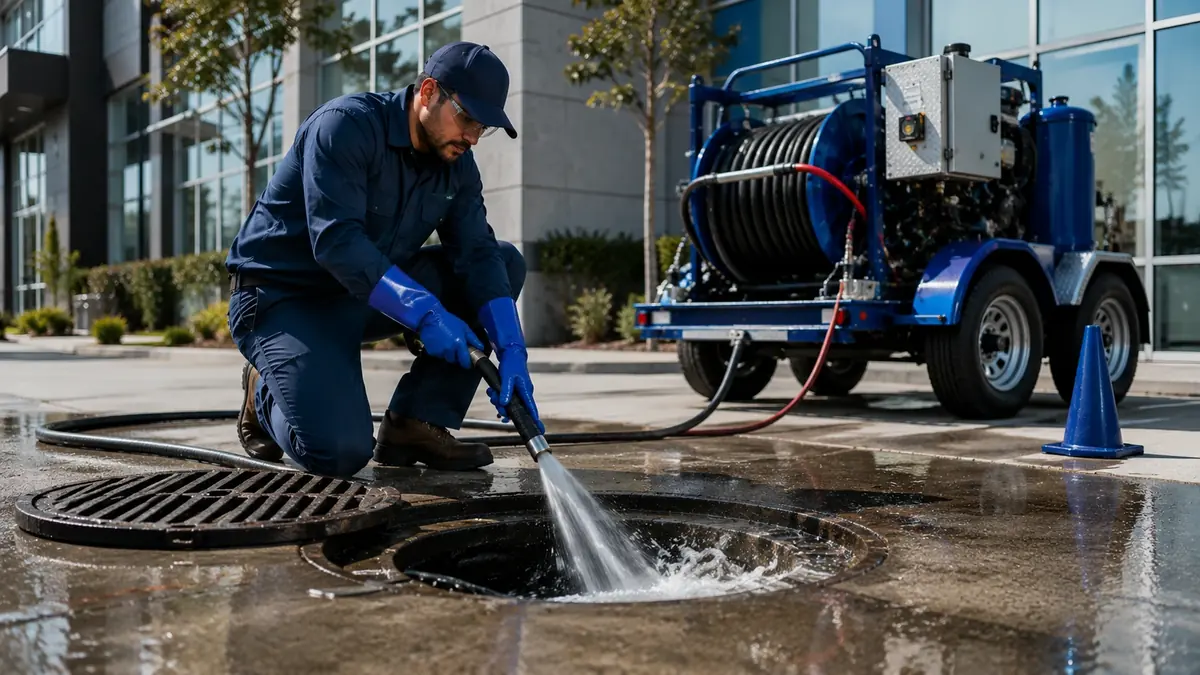 Commercial Hydro Jet Drain Cleaning in Cedar Glen