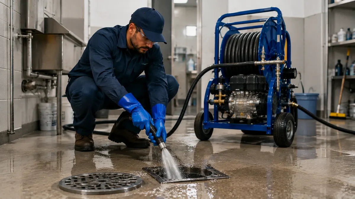Floor Drain Hydro Jet Cleaning in Cedar Glen