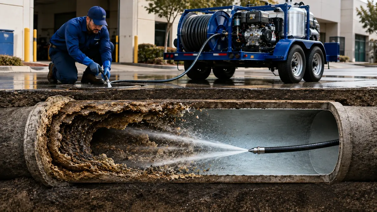 Sewer Pipe Descaling in Cedar Glen